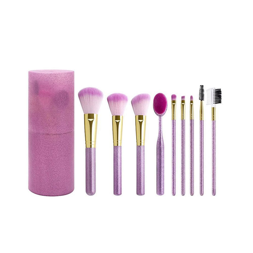 ست برس آرایشی مدل 04 مجموعه 9 عددی ست برس آرایشی