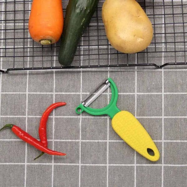 پوست کن دستی سبزیجات طرح بلال 2 پوست کن دستی سبزیجات طرح بلال