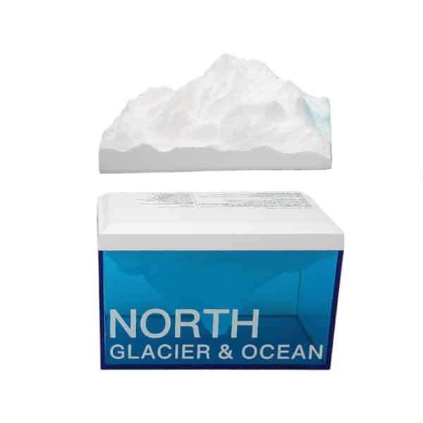 چراغ خواب اسپیکر دار دکوری طرح کوه یخ 10 چراغ خواب اسپیکر دار دکوری طرح کوه یخ