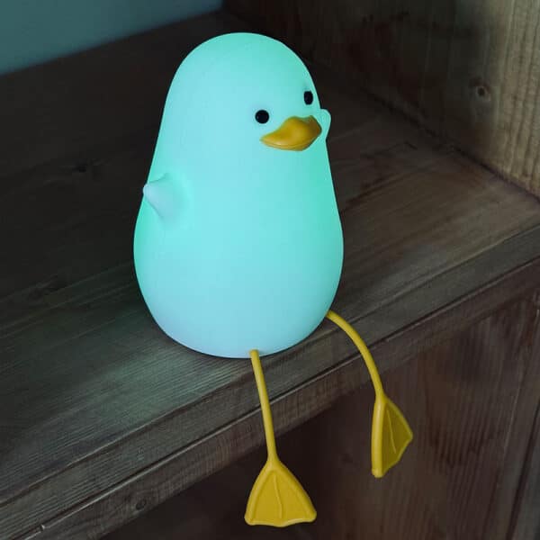 چراغ خواب فانتزی سیلیکونی اردک نشسته RGB مدل ZH-117 17 چراغ خواب فانتزی سیلیکونی اردک نشسته RGB مدل ZH-117