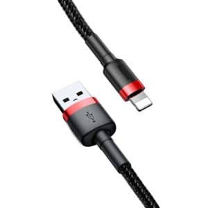 کابل تبدیل USB به لایتنینگ باسئوس مدل CALKLF-C19 Cafule طول 2 متر