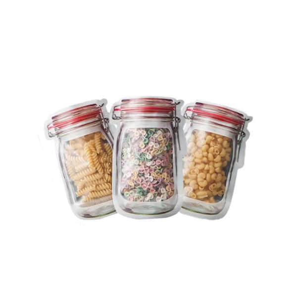 کیسه زیپ لاک دار طرح بطری شیشه ای 3 عددی قرمز 6 کیسه زیپ لاک دار طرح بطری شیشه ای 3 عددی قرمز