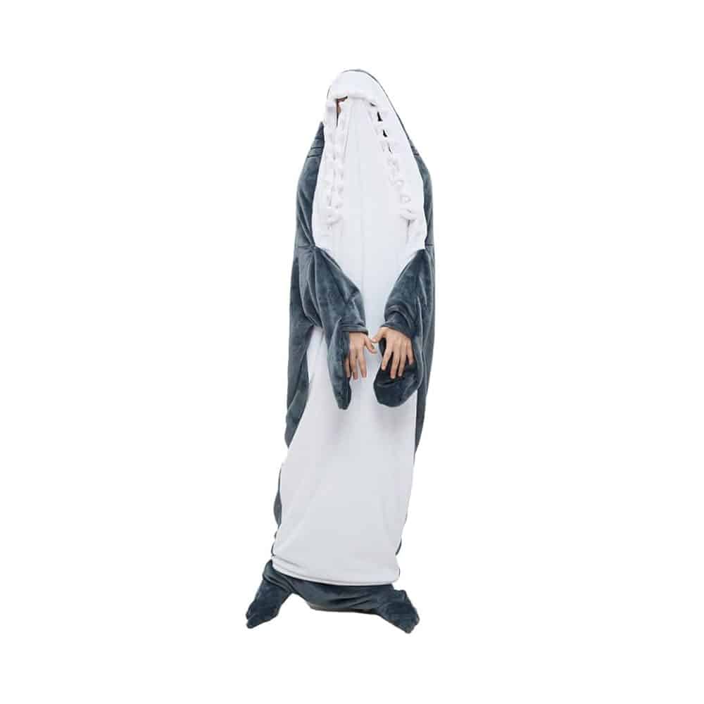 پتو کوسه ای فانتزی طوسی 1 پتو کوسه ای فانتزی طوسی