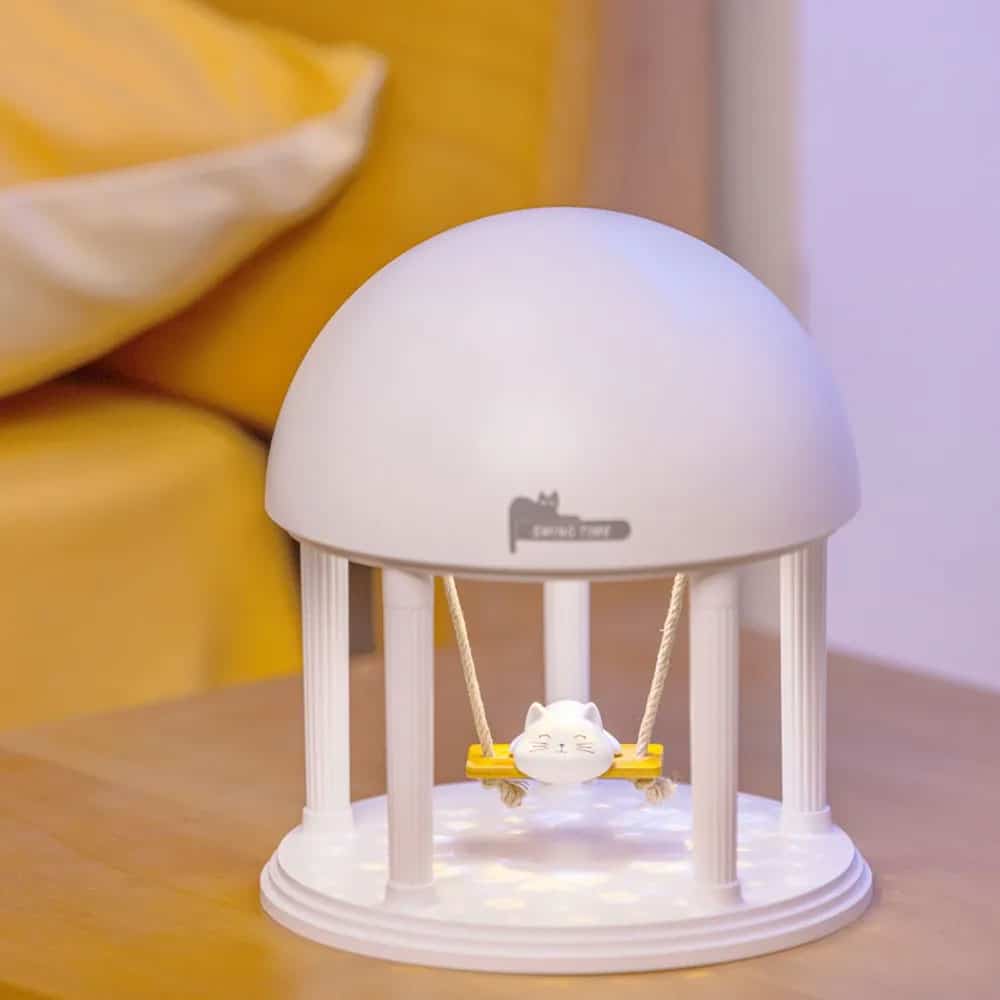 چراغ خواب فانتزی طرح آلاچیق اسپیکردار 5 چراغ خواب فانتزی طرح آلاچیق اسپیکردار