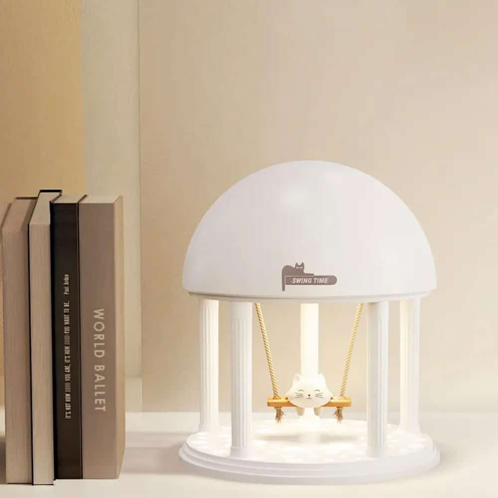 چراغ خواب فانتزی طرح آلاچیق اسپیکردار 1 چراغ خواب فانتزی طرح آلاچیق اسپیکردار