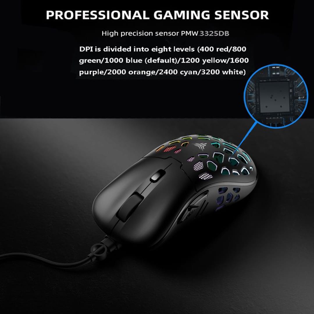 ماوس مخصوص بازی مدل گیمینگ TEAMWOLF AT806 2 ماوس مخصوص بازی مدل گیمینگ TEAMWOLF AT806