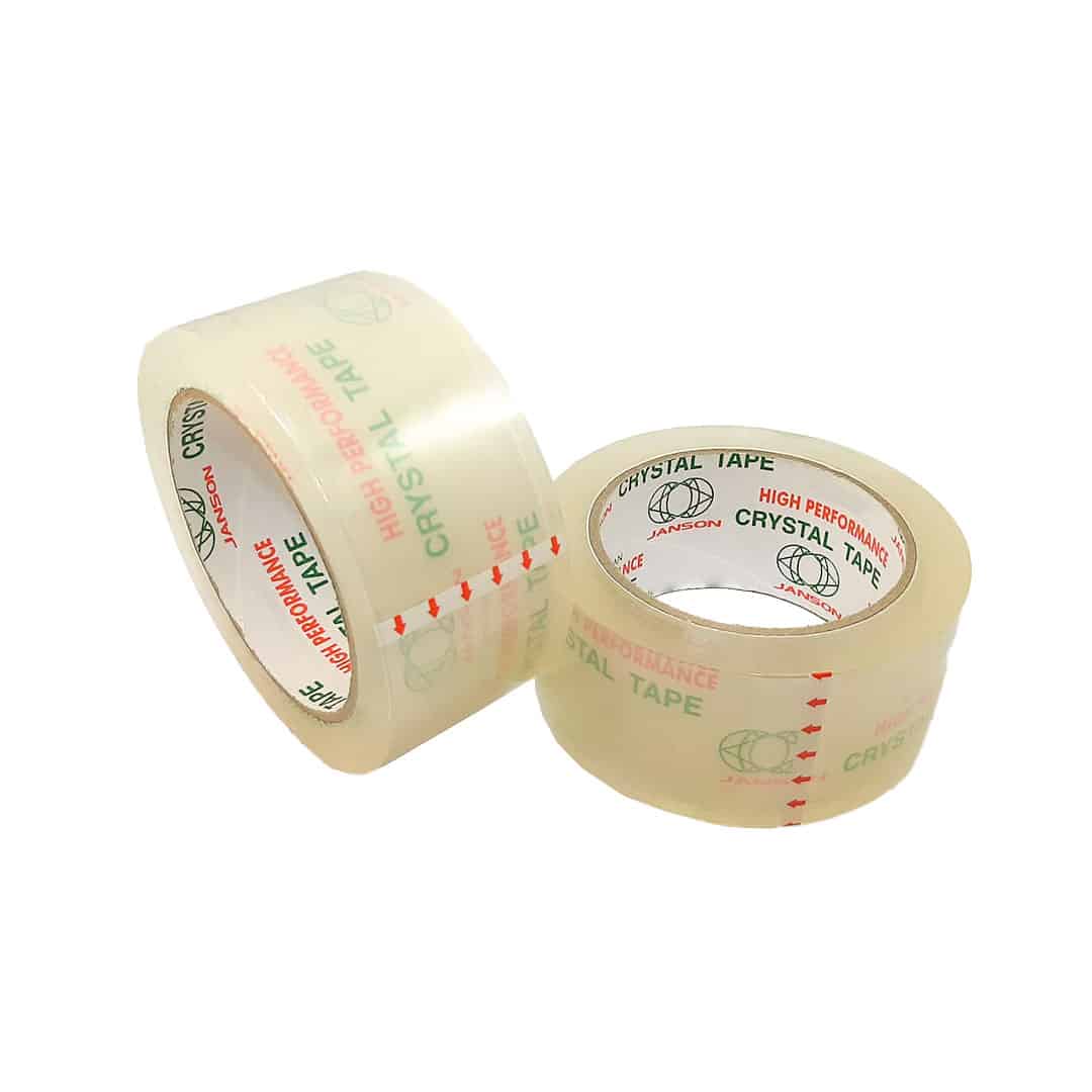 چسب 5 سانتی کریستالی 90 یاردی جانسون 1 چسب 5 سانتی کریستالی 90 یاردی جانسون