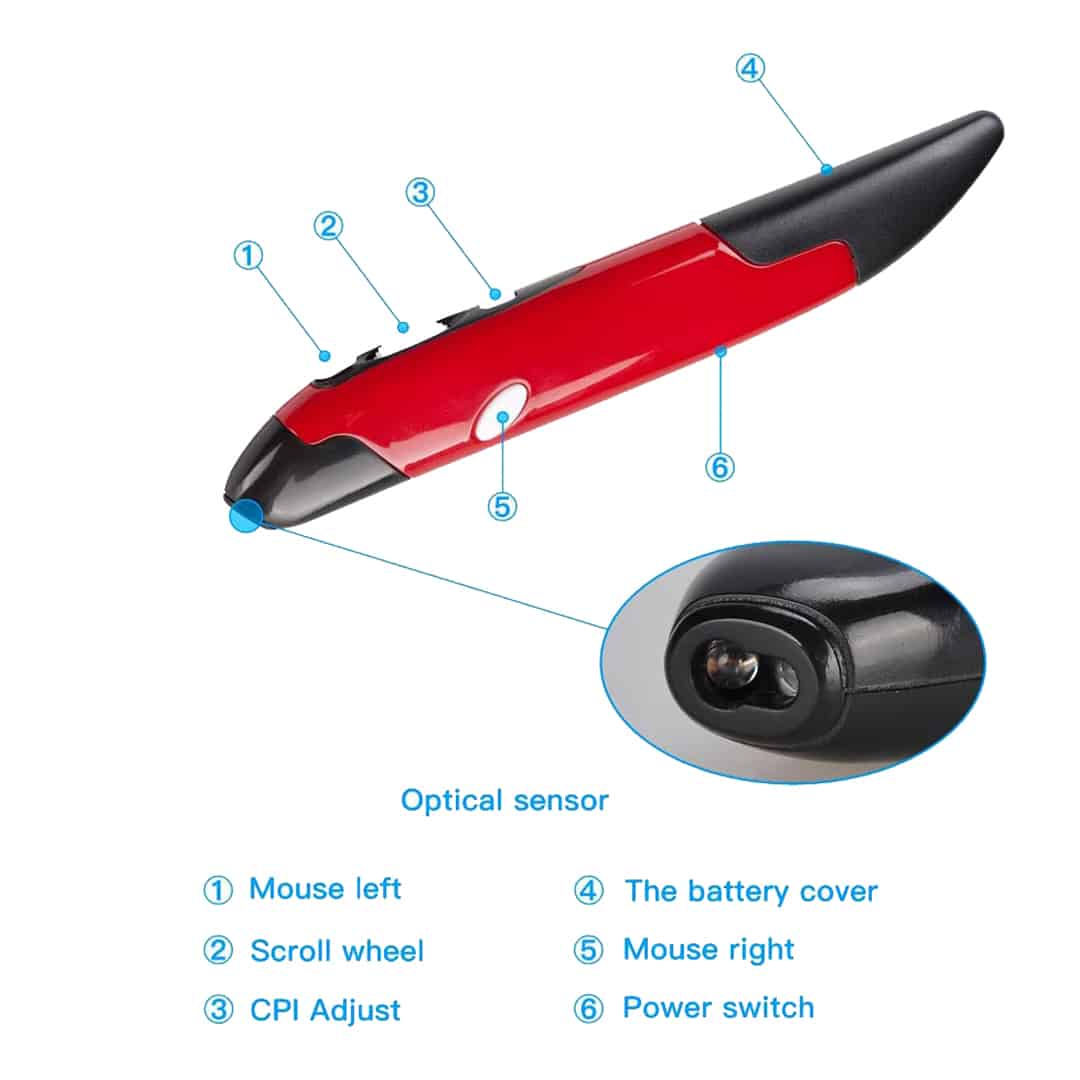 ماوس قلم بی سیم نوری مدل Lychee 2 ماوس قلم بی سیم نوری مدل Lychee