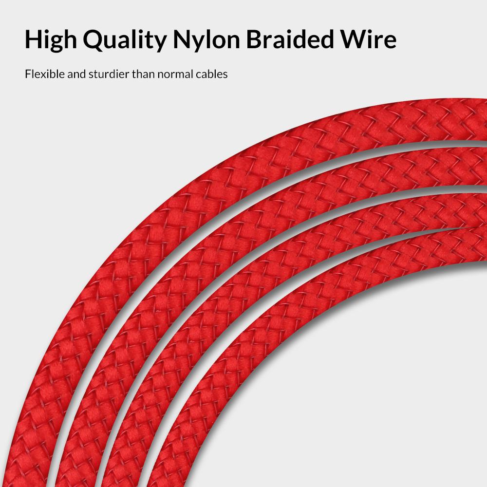 کابل تبدیل USB به لایتنینگ TOPK طول 1 متر 6 کابل تبدیل USB به لایتنینگ TOPK طول 1 متر