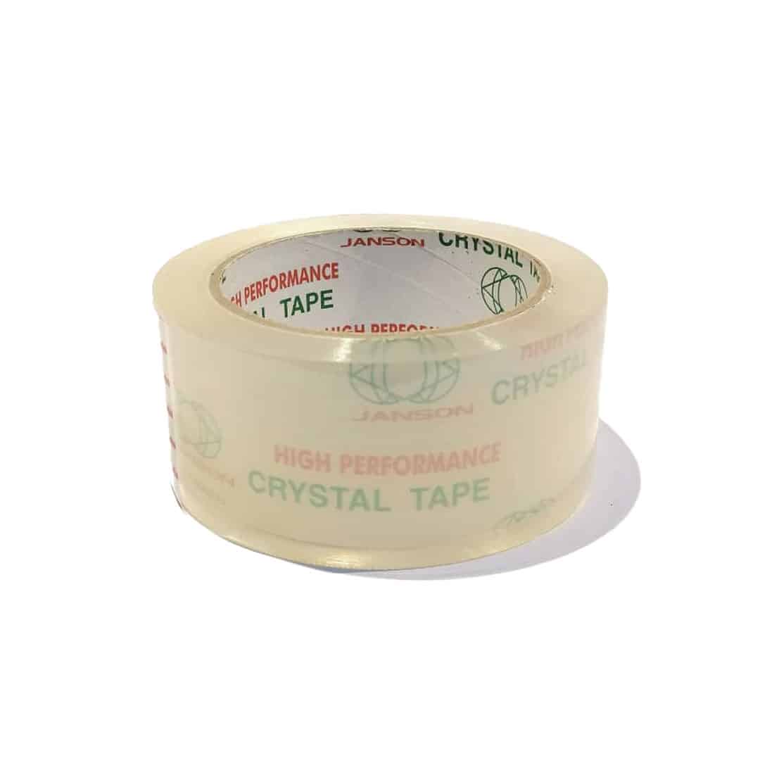 چسب 5 سانتی کریستالی 90 یاردی جانسون 4 چسب 5 سانتی کریستالی 90 یاردی جانسون