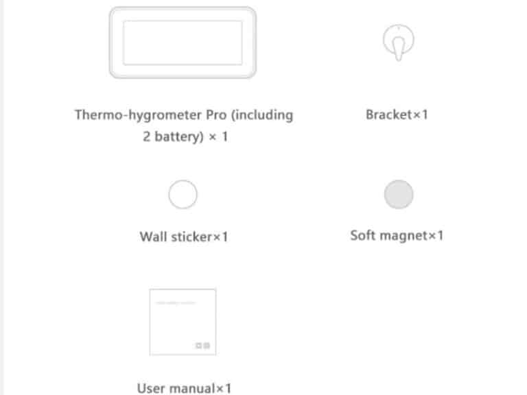 ساعت و دماسنج و رطوبت سنج بلوتوثی شیائومی 8 ساعت و دماسنج و رطوبت سنج بلوتوثی شیائومی