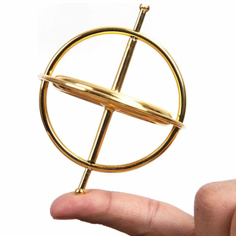 فرفره ژیروسکوپ فلزی تعادلی 2 فرفره ژیروسکوپ فلزی تعادلی