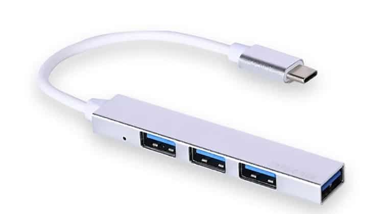 هاب 4 پورت USB-C مدل T809A 9 هاب 4 پورت USB-C مدل T809A