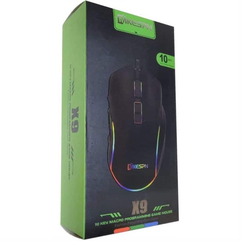 ماوس مخصوص بازی MKESPN مدل گیمینگ X9 10 ماوس مخصوص بازی MKESPN مدل گیمینگ X9