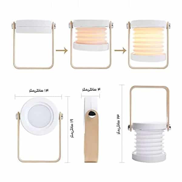 چراغ فانوسی شارژی قابل حمل مدل Lantern Light 2 چراغ فانوسی شارژی قابل حمل مدل Lantern Light