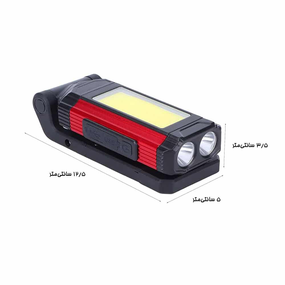 چراغ قوه چندکاره پاوربانک دار مدل KXK-011-A 2 چراغ قوه چندکاره پاوربانک دار مدل KXK-011-A