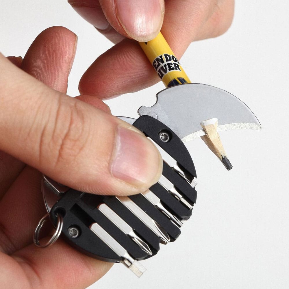 چاقو تاشو و جاکلیدی تاکتیکال چند کاره چاقو تاشو و جاکلیدی تاکتیکال چند کاره