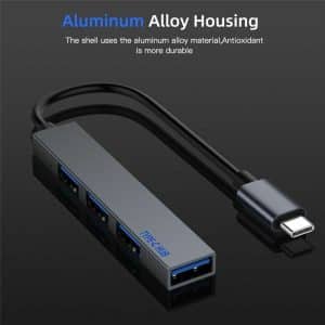 هاب 4 پورت USB-C مدل T809A