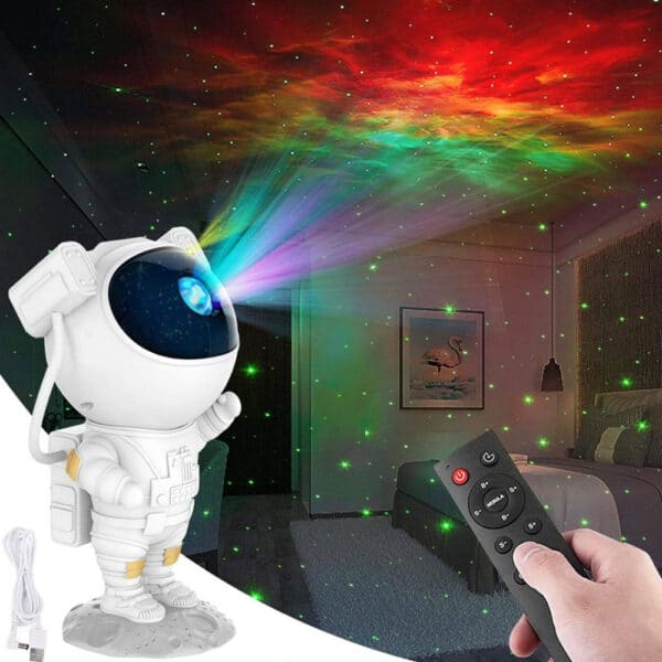 چراغ خواب کهکشانی مدل فضانورد چراغ خواب کهکشانی مدل فضانورد