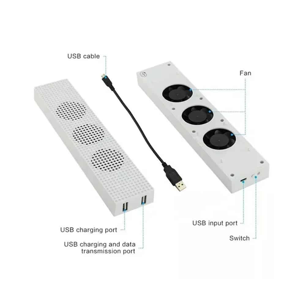 فن خنک کننده مدل TYX-619 مناسب XBOX-One S 1 فن خنک کننده مدل TYX-619 مناسب XBOX-One S