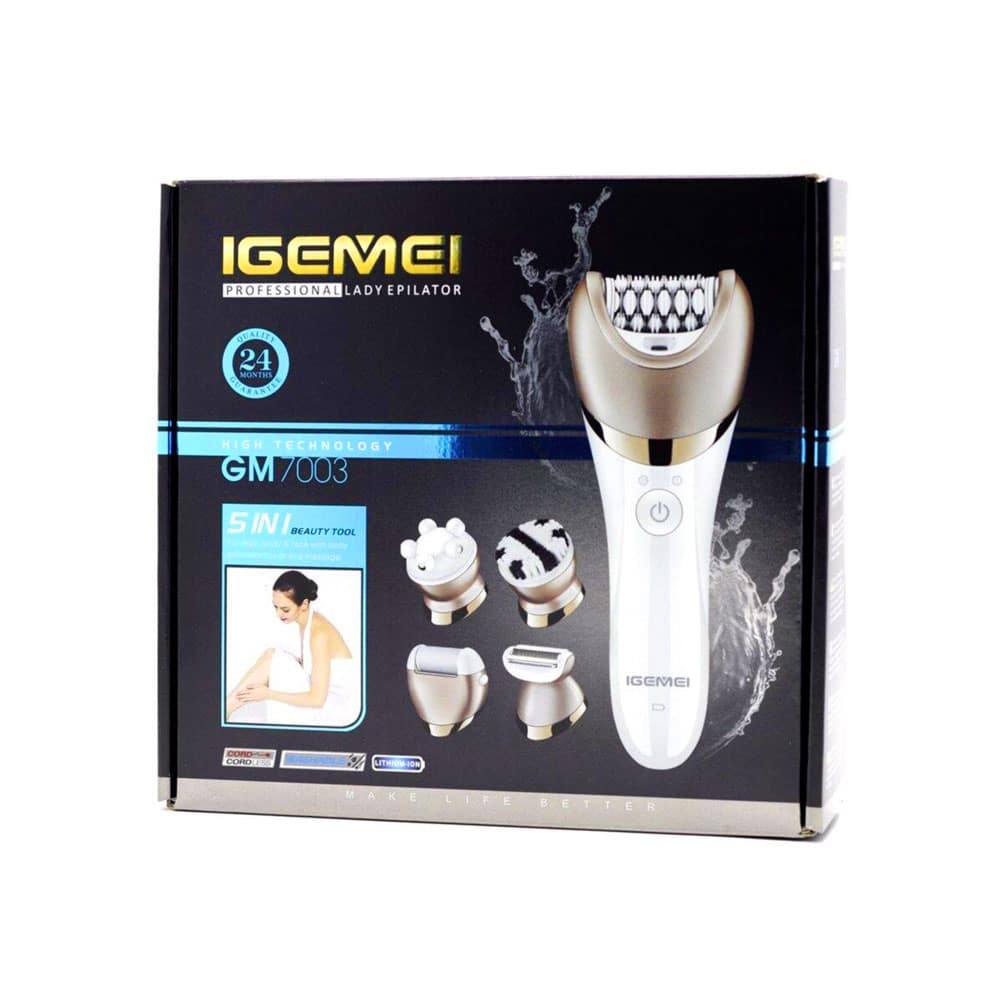 اپیلاتور 5 کاره جیمی مدل Geemy GM 7003 4 اپیلاتور 5 کاره جیمی مدل Geemy GM 7003