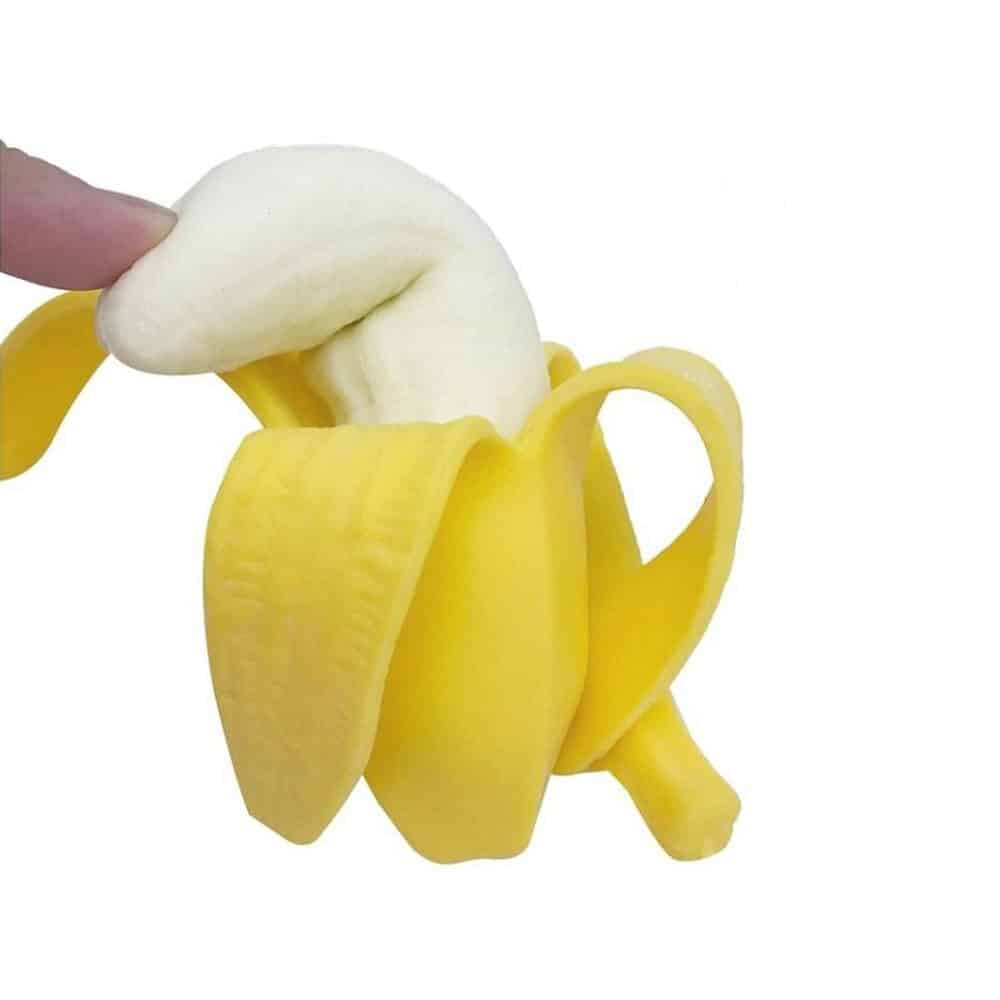 فیجت ضد استرس مدل موز پوست کنده 2 فیجت ضد استرس مدل موز پوست کنده