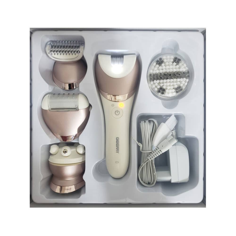 اپیلاتور 5 کاره جیمی مدل Geemy GM 7003 5 اپیلاتور 5 کاره جیمی مدل Geemy GM 7003