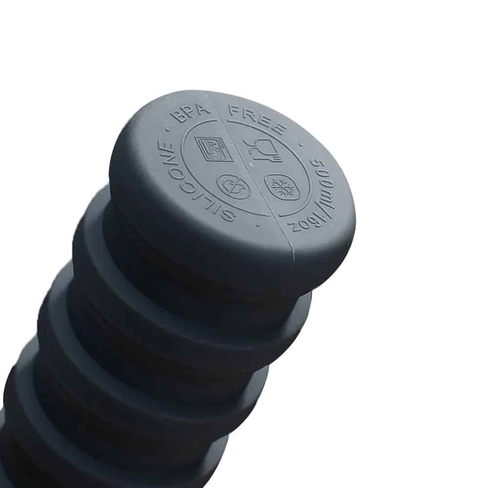 قمقمه سیلیکونی آکاردئونی ظرفیت 500 میلی 2 قمقمه سیلیکونی آکاردئونی ظرفیت 500 میلی