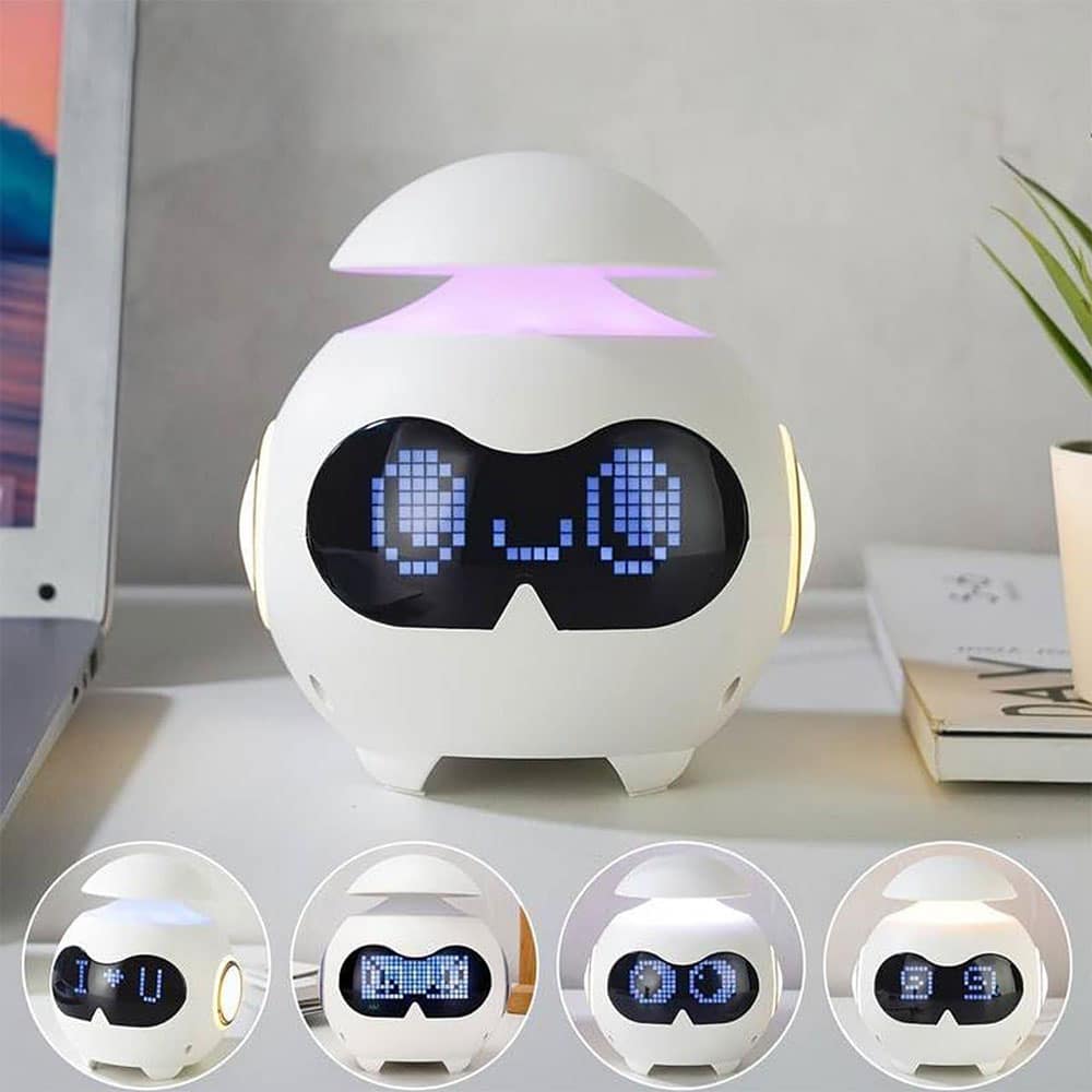 ساعت رومیزی اسپیکر دار مدل نمایش احساس 17 ساعت رومیزی اسپیکر دار مدل نمایش احساس