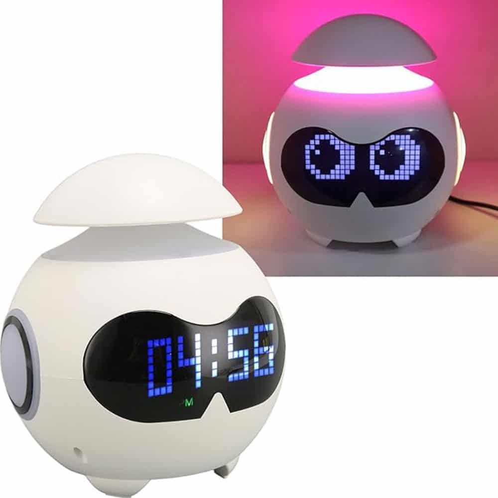 ساعت رومیزی اسپیکر دار مدل نمایش احساس 4 ساعت رومیزی اسپیکر دار مدل نمایش احساس