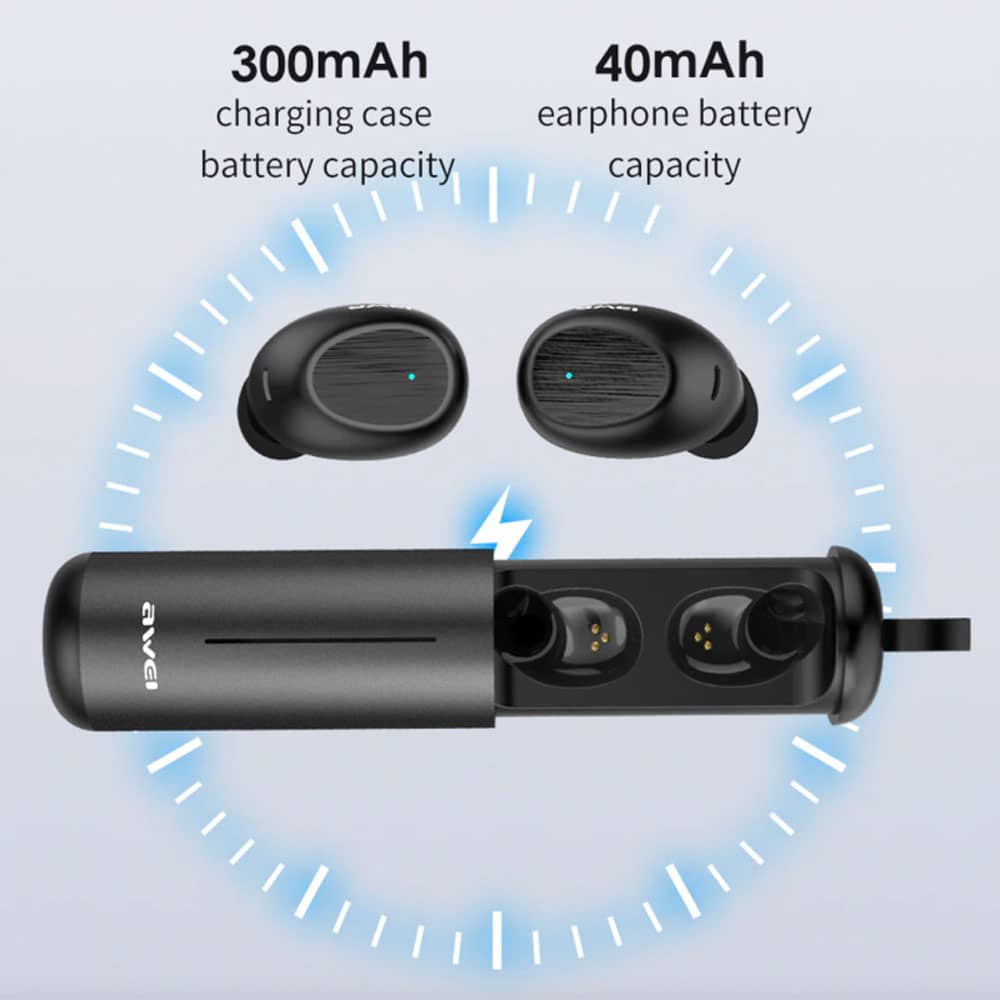 هندزفری بی سیم اوی مدل T55 باتری هندزفری بی سیم اوی مدل T55