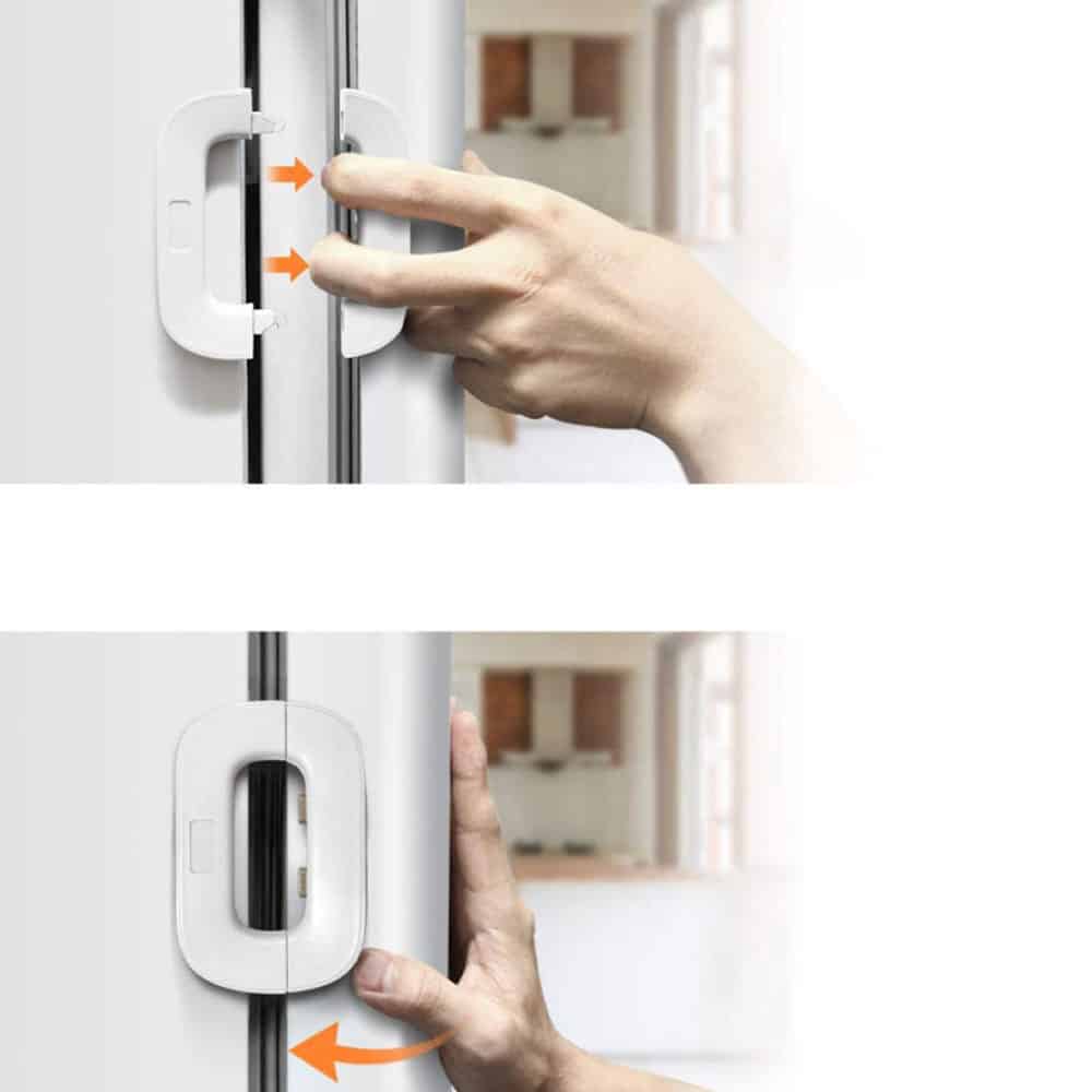 قفل کودک کابینت و یخچال 4 قفل کودک کابینت و یخچال