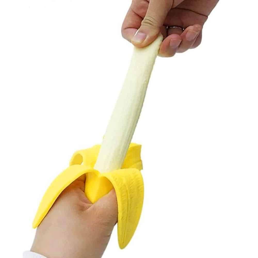 فیجت ضد استرس مدل موز پوست کنده 3 فیجت ضد استرس مدل موز پوست کنده