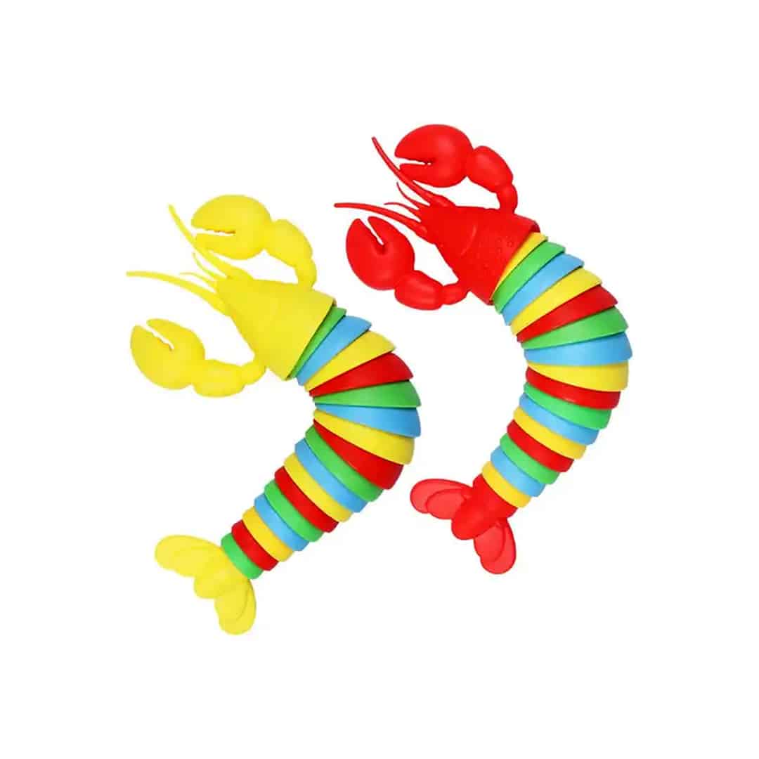 فیجت ضد استرس لابستر مدل فینگر اسلاگ 9 فیجت ضد استرس لابستر مدل فینگر اسلاگ