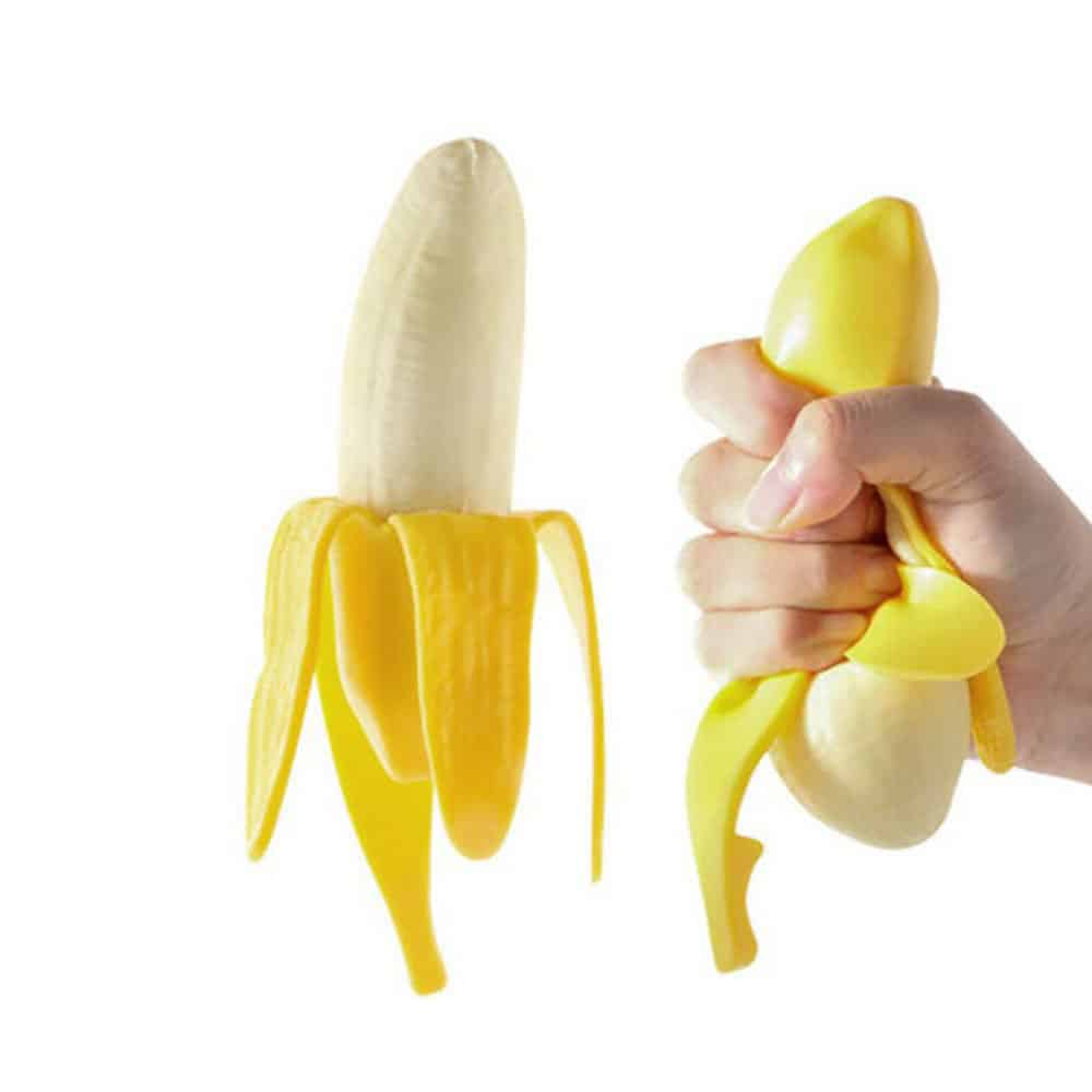 فیجت ضد استرس مدل موز پوست کنده فیجت ضد استرس مدل موز پوست کنده