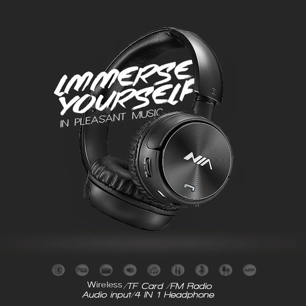 هدفون بلوتوثی نیا مدل Q2 5 هدفون بلوتوثی نیا مدل Q2