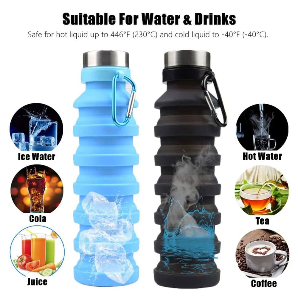 قمقمه سیلیکونی آکاردئونی قمقمه سیلیکونی آکاردئونی