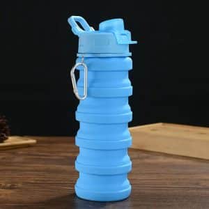 قمقمه سیلیکونی آکاردئونی ظرفیت 500 میلی‌