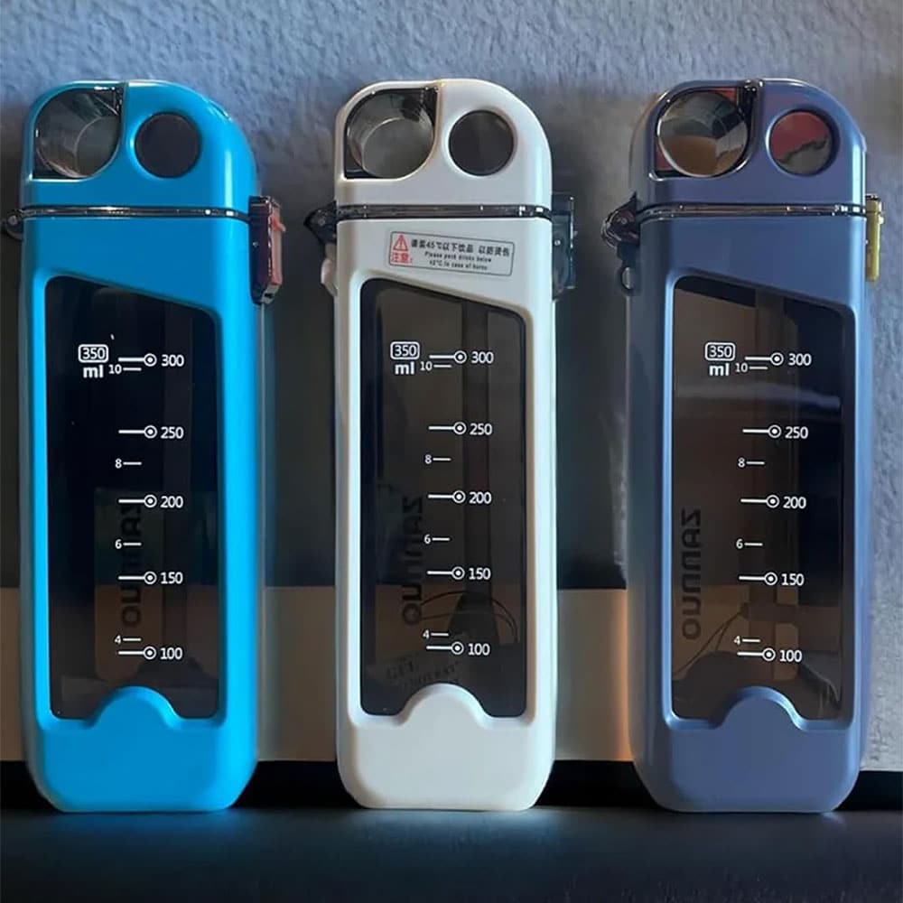 قمقمه ورزشی مدل ZANNUO گنجایش 0.35 لیتر 12 قمقمه ورزشی مدل ZANNUO گنجایش 0.35 لیتر