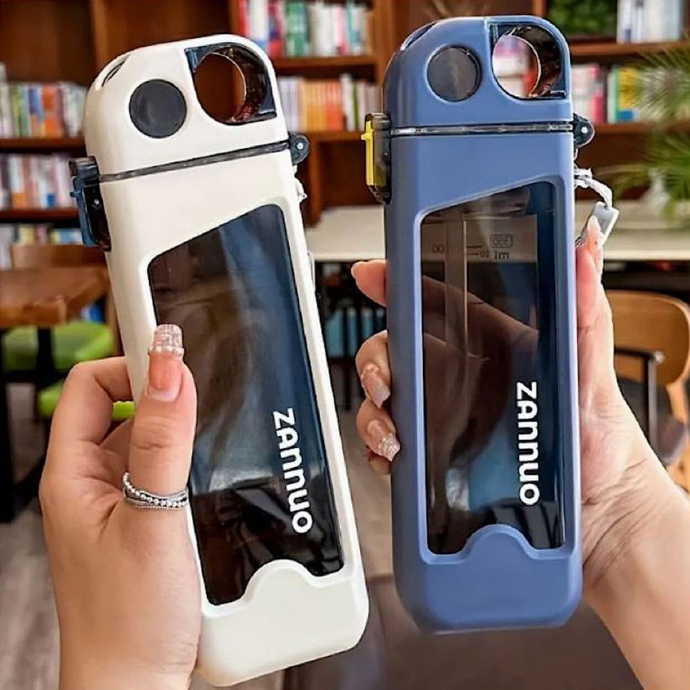 قمقمه ورزشی مدل ZANNUO گنجایش 0.35 لیتر 4 قمقمه ورزشی مدل ZANNUO گنجایش 0.35 لیتر