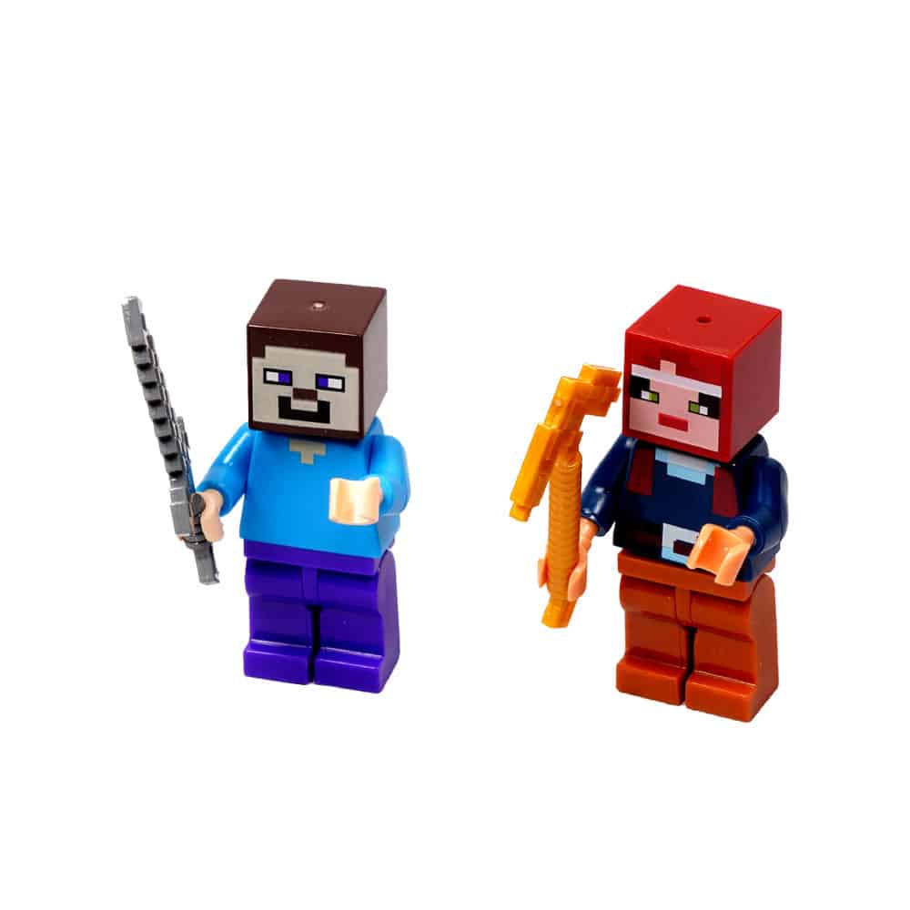 لگو ماینکرافت مگنتی 48 تکه 7 لگو ماینکرافت مگنتی 48 تکه