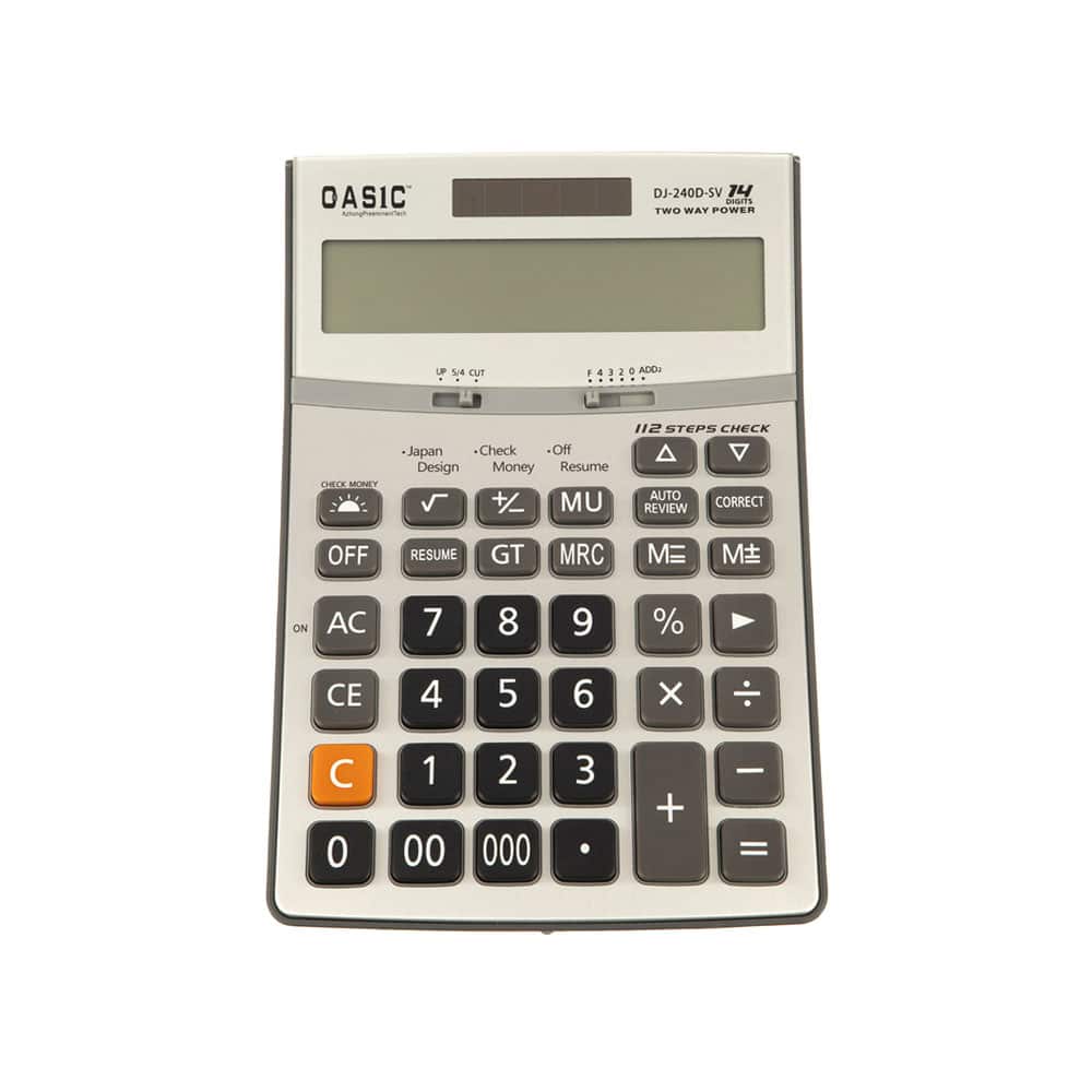 ماشین حساب کاسیک CASIC DJ-240D-SV 1 ماشین حساب کاسیک CASIC DJ-240D-SV