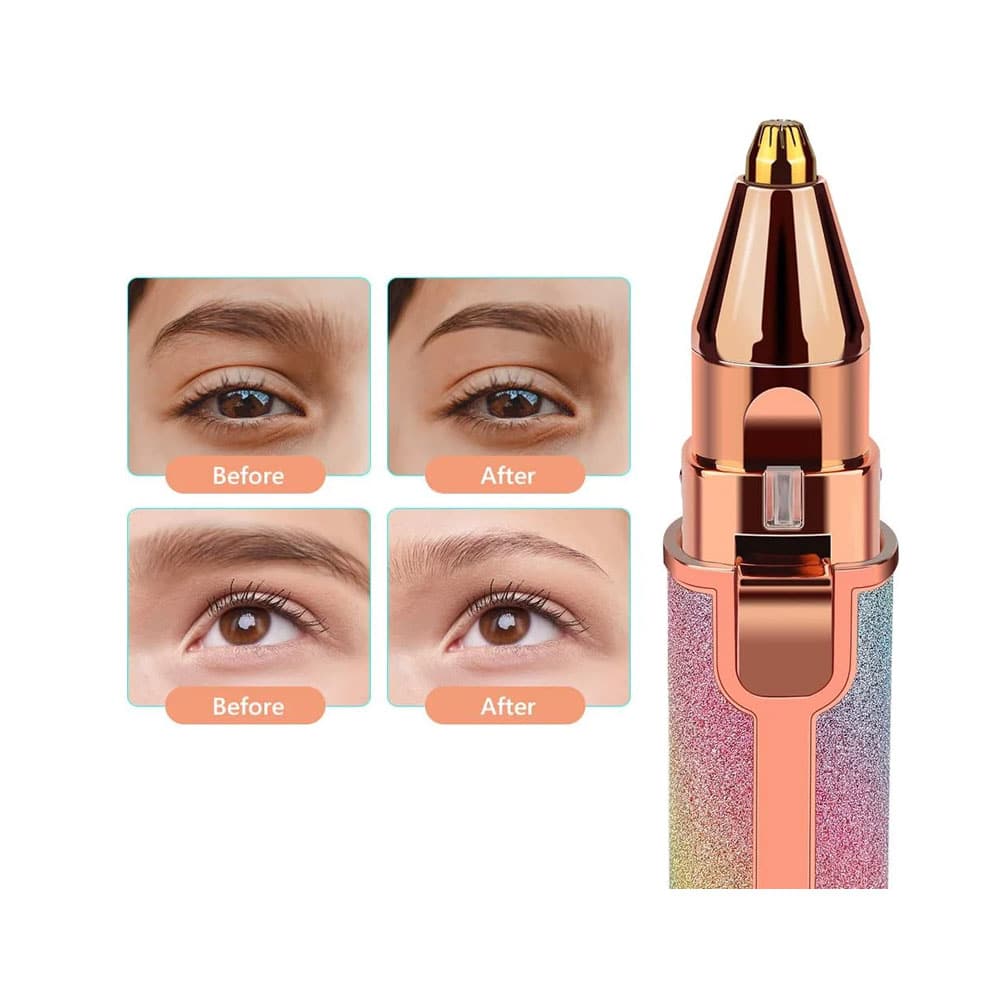 ماشین دو کاره اصلاح صورت و ابرو زنانه