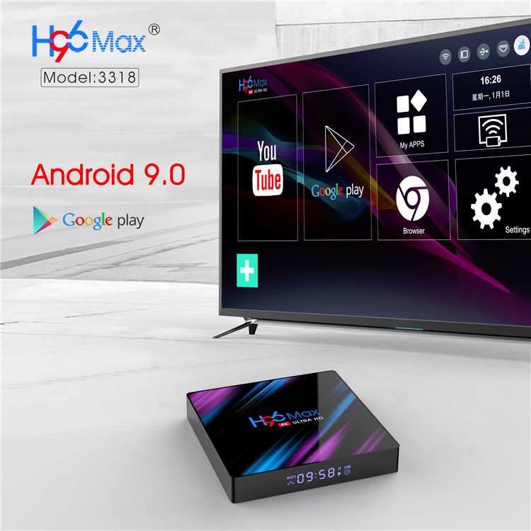اندروید باکس H96 max مدل 4G/32G 5 اندروید باکس H96 max مدل 4G/32G