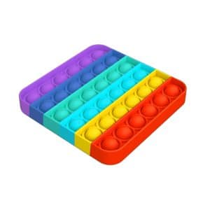 پاپیت طرح مربع رنگین کمانی