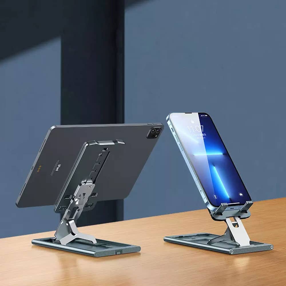 پایه نگهدارنده گوشی موبایل و تبلت مدل metal پایه نگهدارنده گوشی موبایل و تبلت مدل metal
