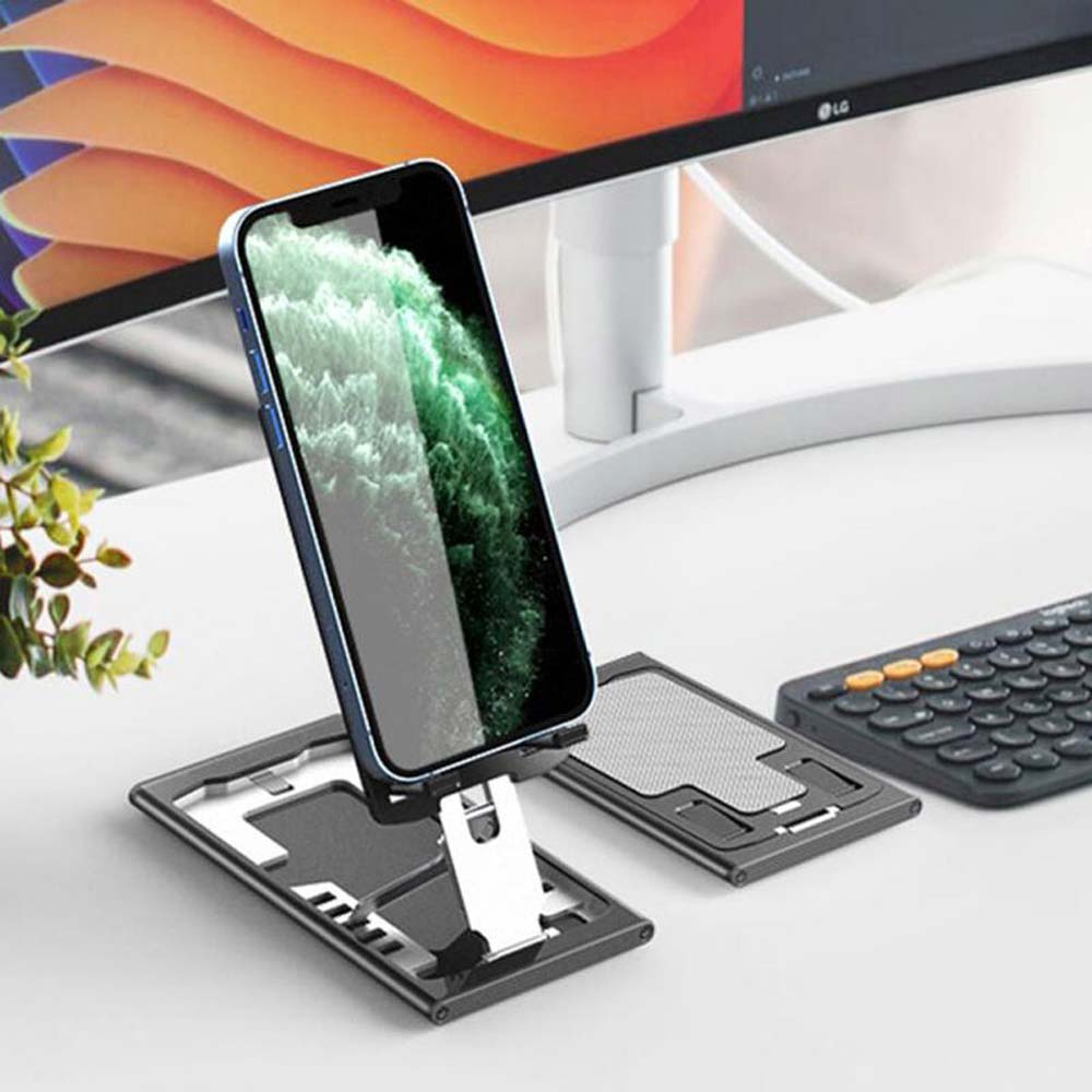 پایه نگهدارنده گوشی موبایل و تبلت مدل metal پایه نگهدارنده گوشی موبایل و تبلت مدل metal