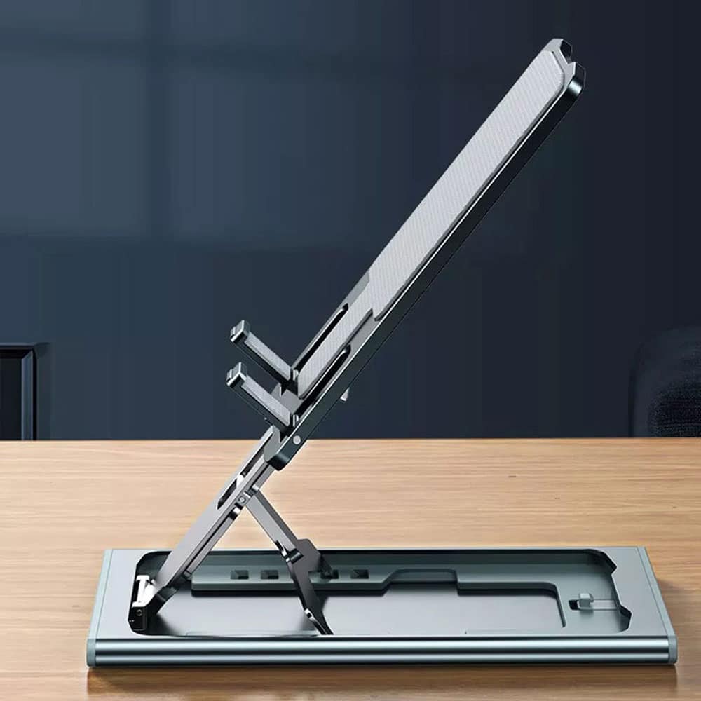 پایه نگهدارنده گوشی موبایل و تبلت مدل metal 8 پایه نگهدارنده گوشی موبایل و تبلت مدل metal