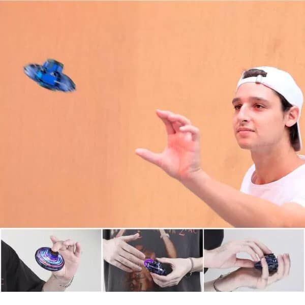 اسپینر پرنده شارژی RGB دار 12 اسپینر پرنده شارژی RGB دار