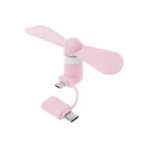 پنکه همراه Micro USB با مبدل Type-C
